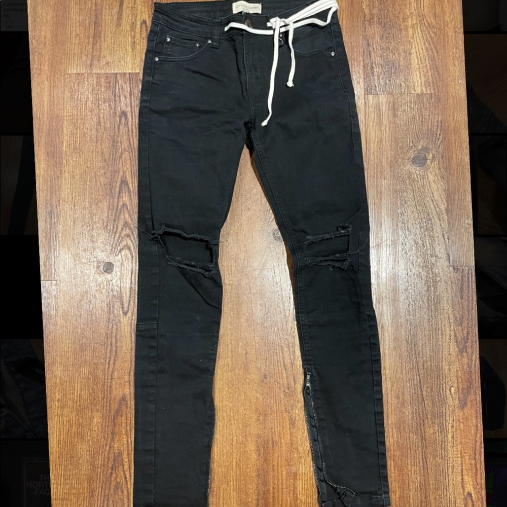 Hyper denim ripped skinny jeans